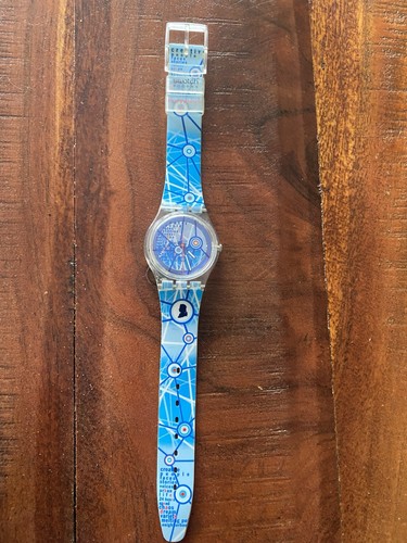Swatch uhr blau - swatch, vintage