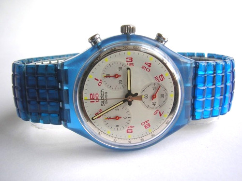 Swatch chrono flex - jfk, blue