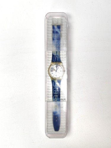 Swatch blue logo gent - blue,