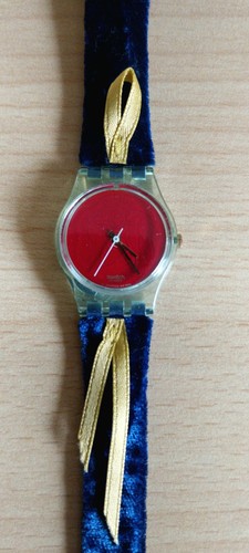 Swatch lg114 cord - cord, bleu