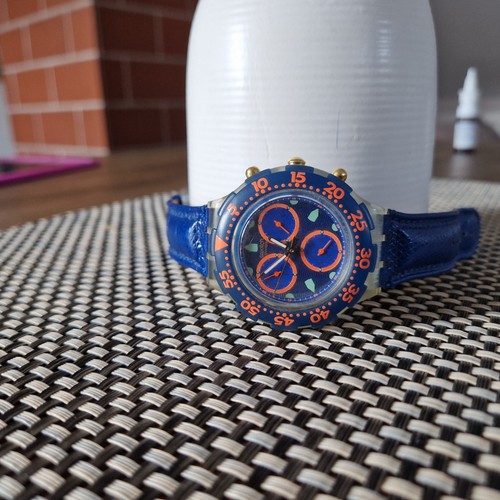 Swatch chronograph blau - swatch,