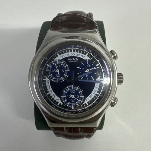 Swatch irony chrono uhr blau - chrono,