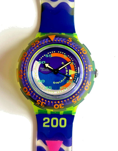 Swatch scuba 200 sdj 100 - scuba,