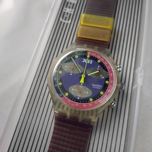 Swatch chrono blue chip scb102 - chrono,